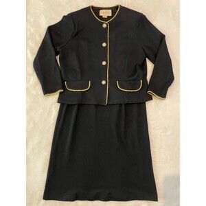 California Girl Vintage Skirt Suit Set and Sweater Top Size 16 Made USA